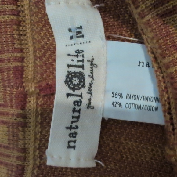 Natural Life Fabric Label Size M - Picture 2 of 12
